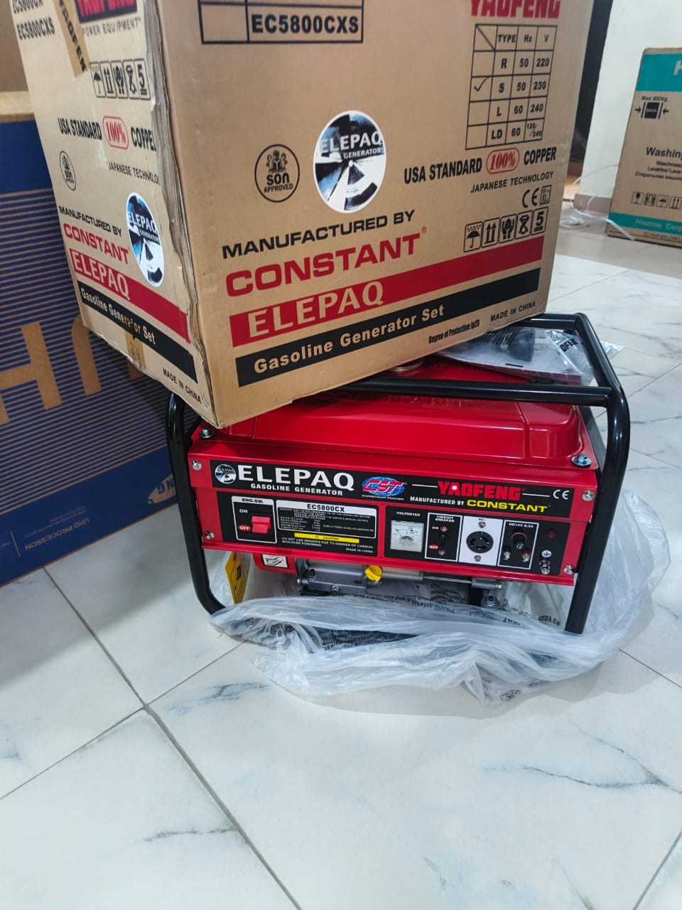 Elepaq 3.5kva manual generators