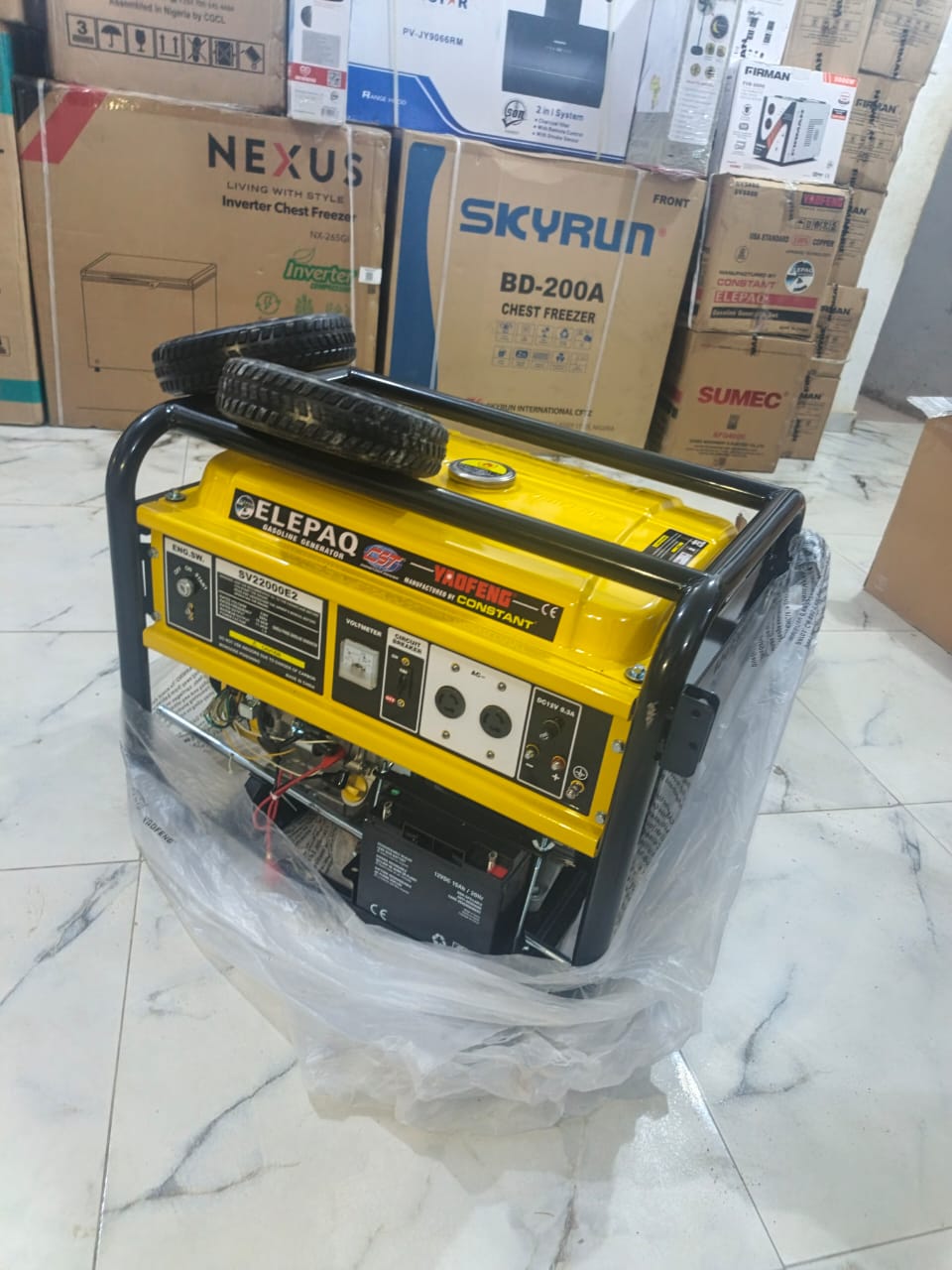 Elepaq 10kva automatic copper generator Cp: