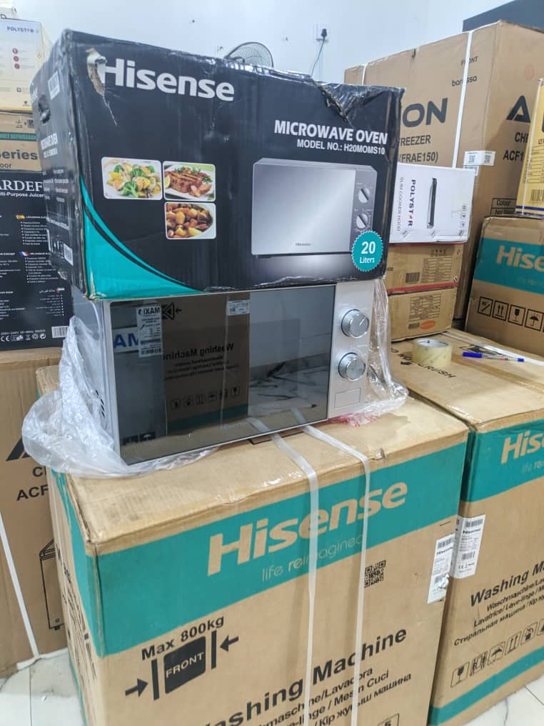 Hisense 20l silver microwave